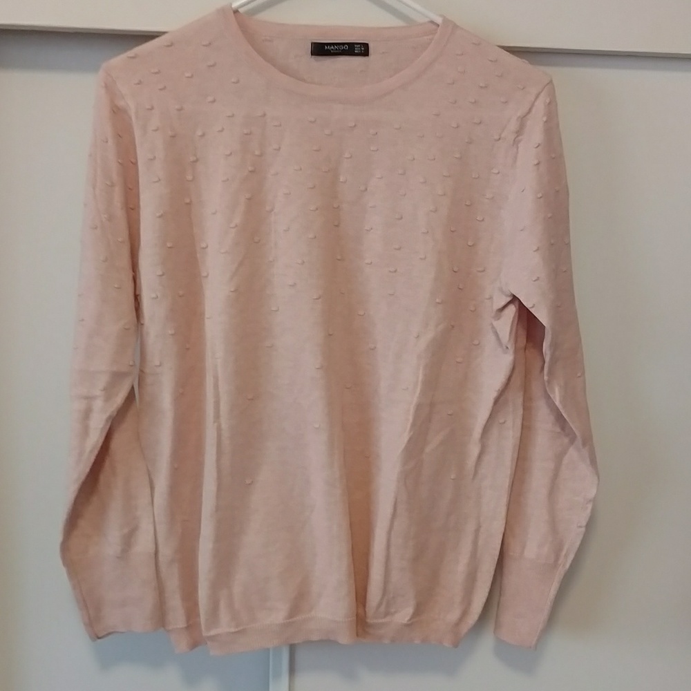 MANGO Swiss Dot Sweater. New without tag.